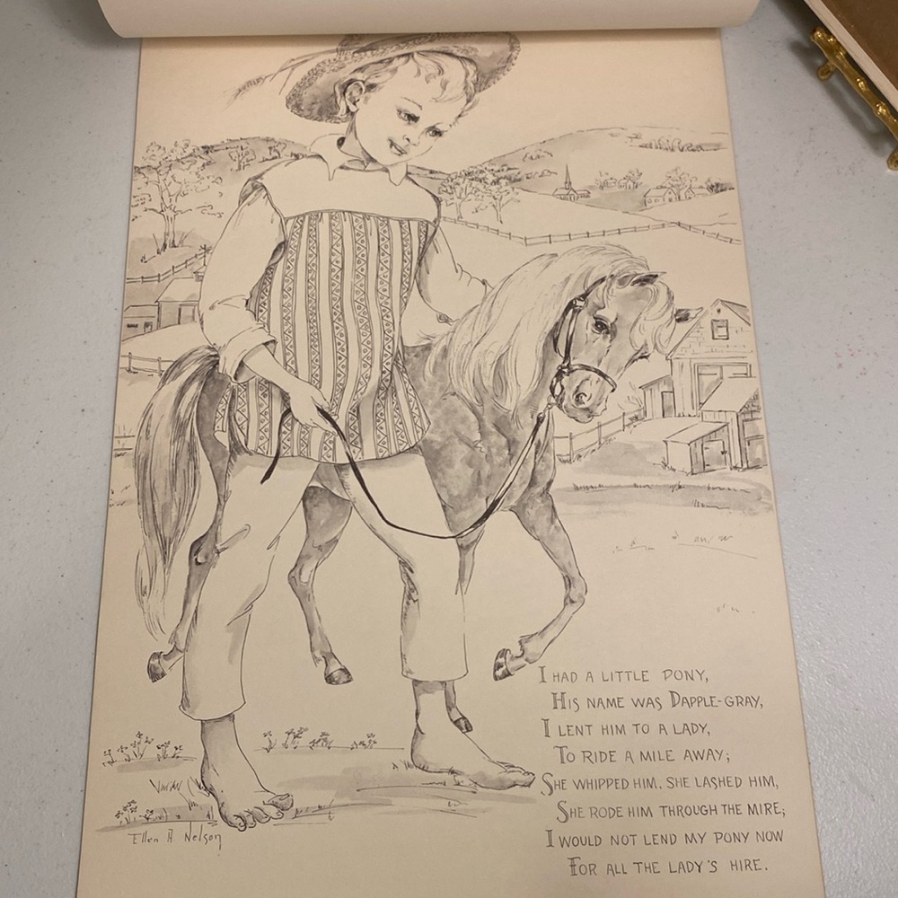 Vintage Red Farm Studio Kim’s Childhood Memories Coloring Book - Picture 6 of 13